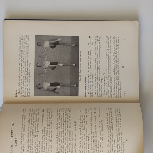 Recreation and Physical Fitness: Girls and Women - 1937 vintage British textbook - Picture 12 of 14